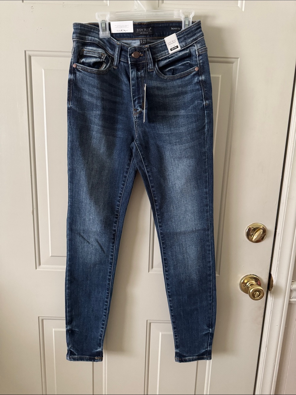 Judy Blue Medium-Dark Wash Mid Rise Skinny Jeans